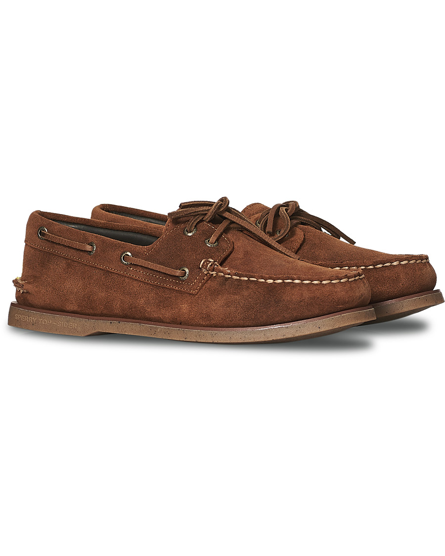 Herr | Sperry Gold Cup Authentic Suede Original Boat Shoe Brown | Sperry | Gold Cup Authentic Suede Original Boat Shoe Brown