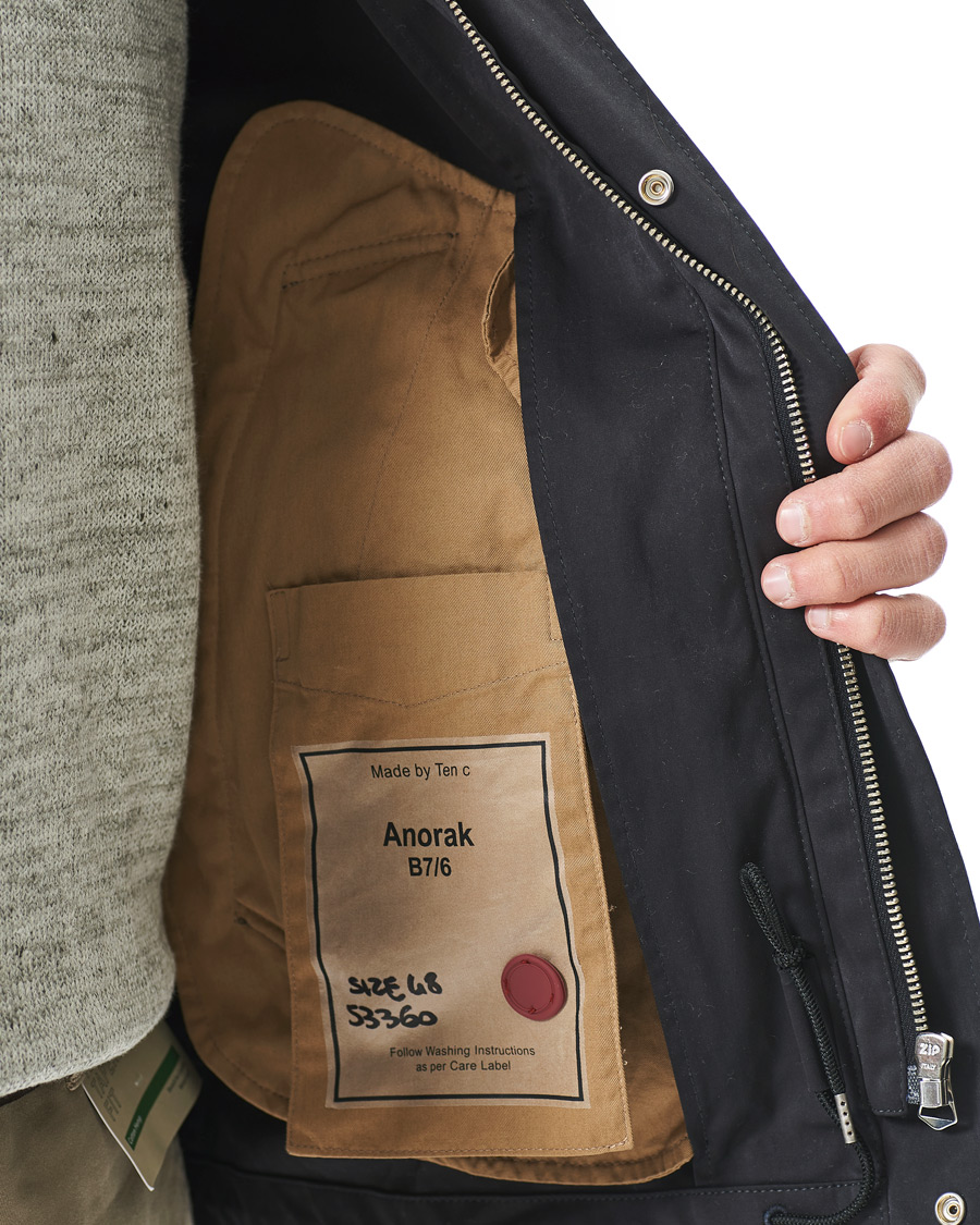 Herr | Jackor | Ten c | 9 oz Anorak Jacket Navy