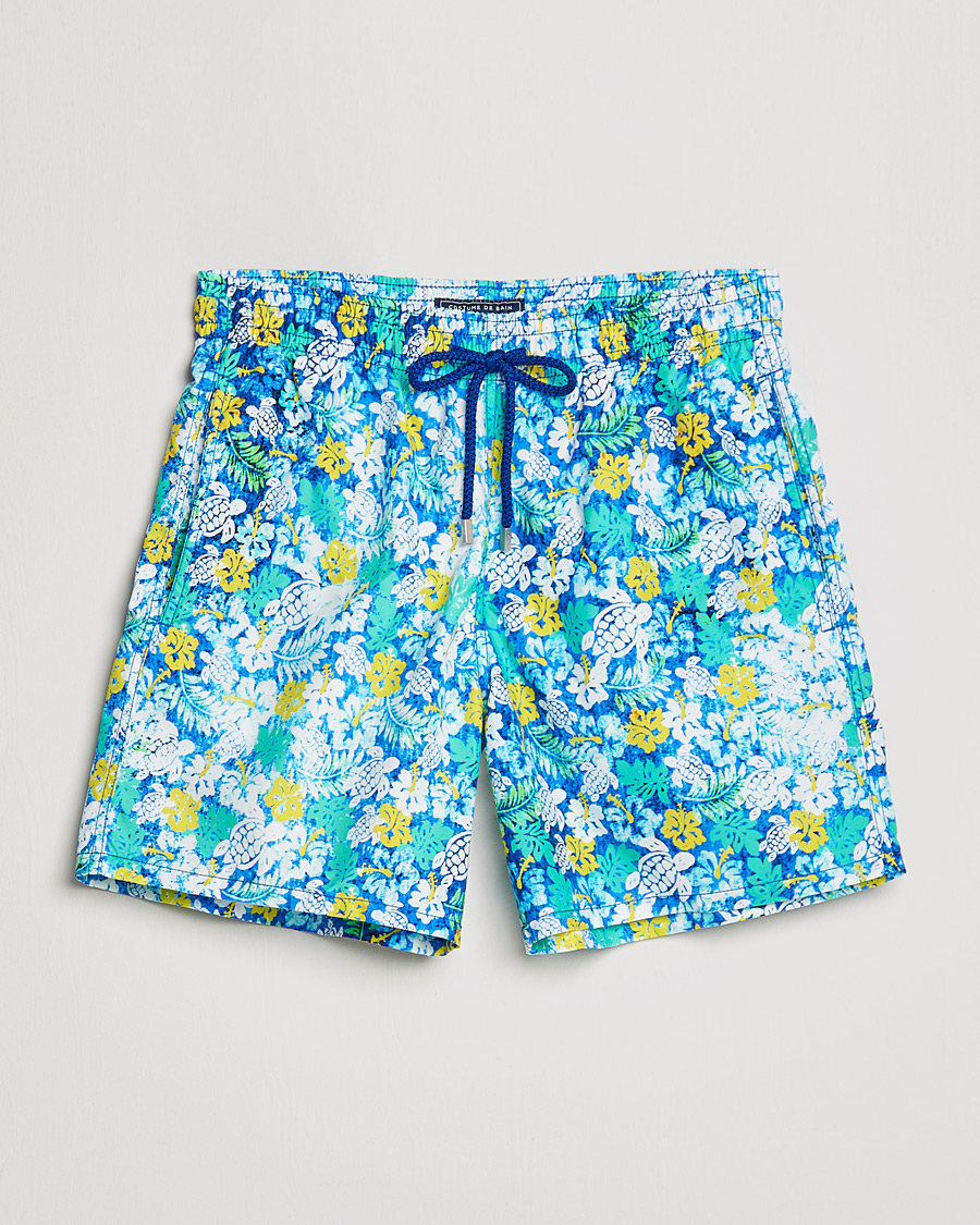 Herr | Badbyxor | Vilebrequin | Moorea Swim Shorts Blue Lazuli