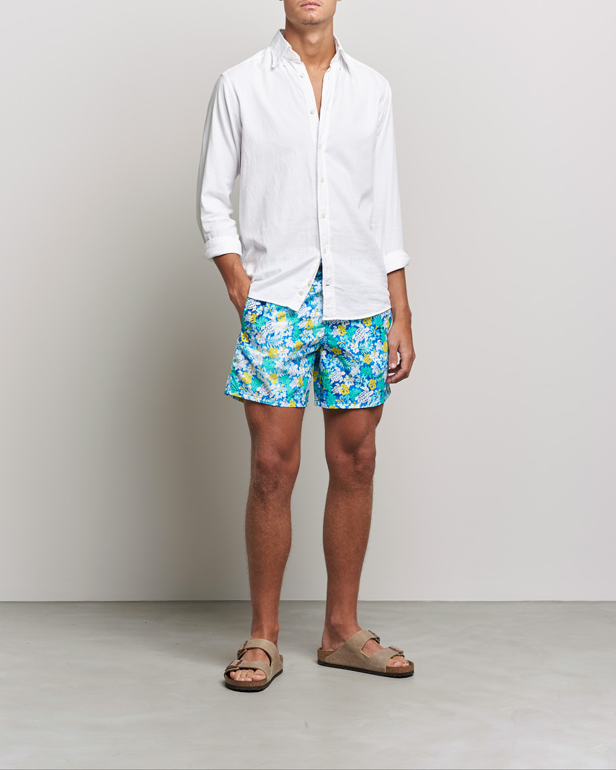 Herr | Badbyxor | Vilebrequin | Moorea Swim Shorts Blue Lazuli