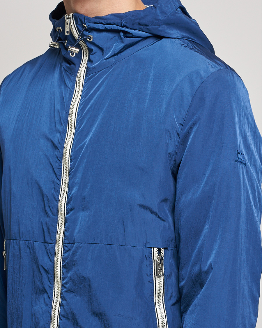 Herr | Jackor | Woolrich | Crinikle Windbreaker Jacket Horizon Navy