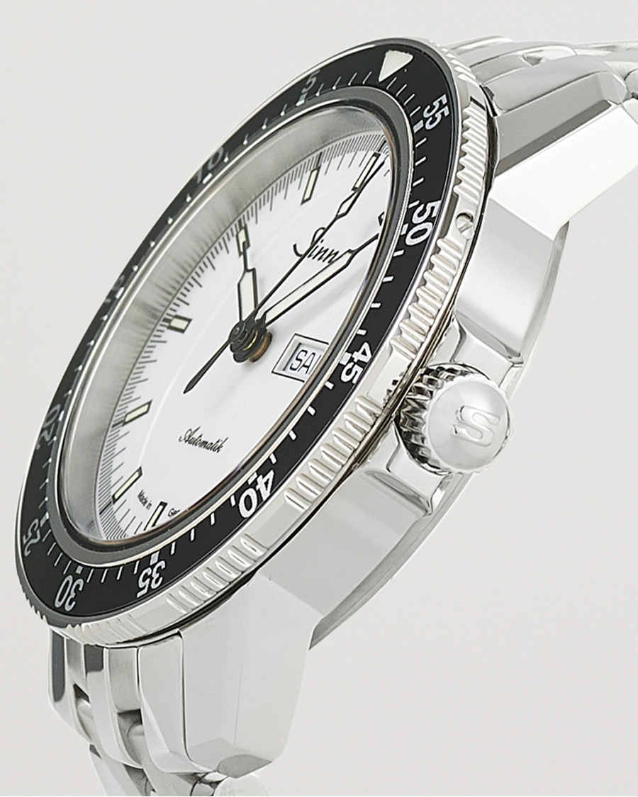 Herr | Sinn 104 I W Pilot Watch 41mm Steel Link White | Sinn | 104 I W Pilot Watch 41mm Steel Link White