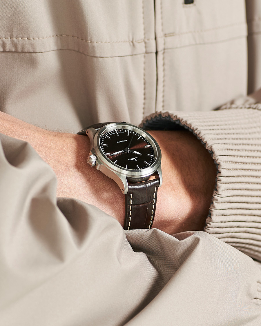 Herr | Sinn 556 I M Watch 38,5mm Leather Strap Mocca Brown | Sinn | 556 I M Watch 38,5mm Leather Strap Mocca Brown