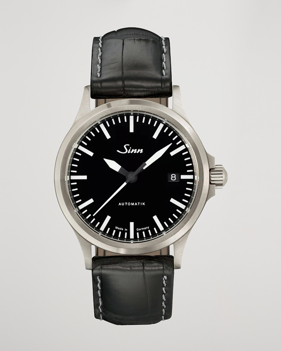 Herr | Sinn 556 I Date Watch 38,5mm Leather Strap Black | Sinn | 556 I Date Watch 38,5mm Leather Strap Black