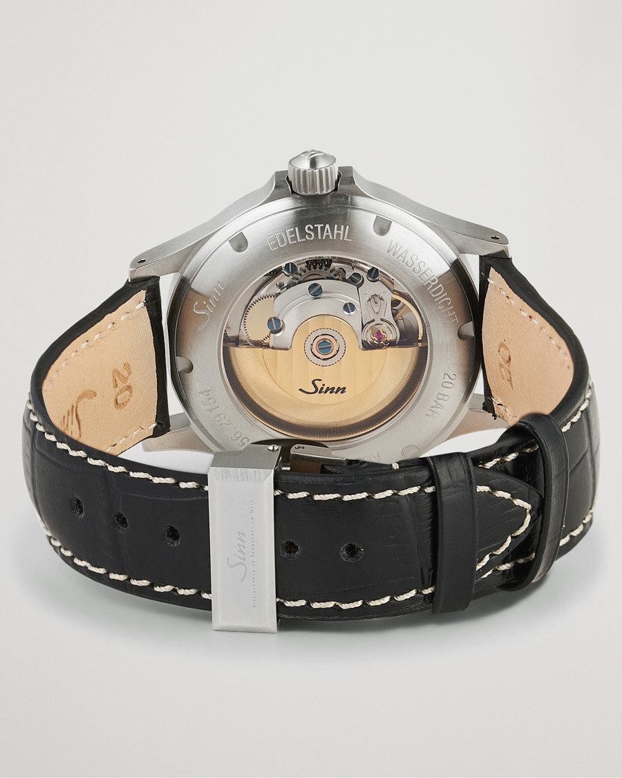 Herr | Sinn 556 I Date Watch 38,5mm Leather Strap Black | Sinn | 556 I Date Watch 38,5mm Leather Strap Black