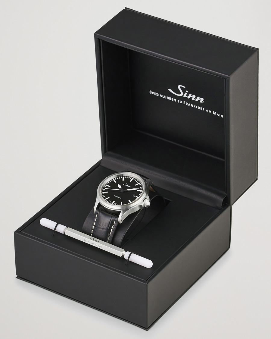 Herr | Sinn 556 I Date Watch 38,5mm Leather Strap Black | Sinn | 556 I Date Watch 38,5mm Leather Strap Black
