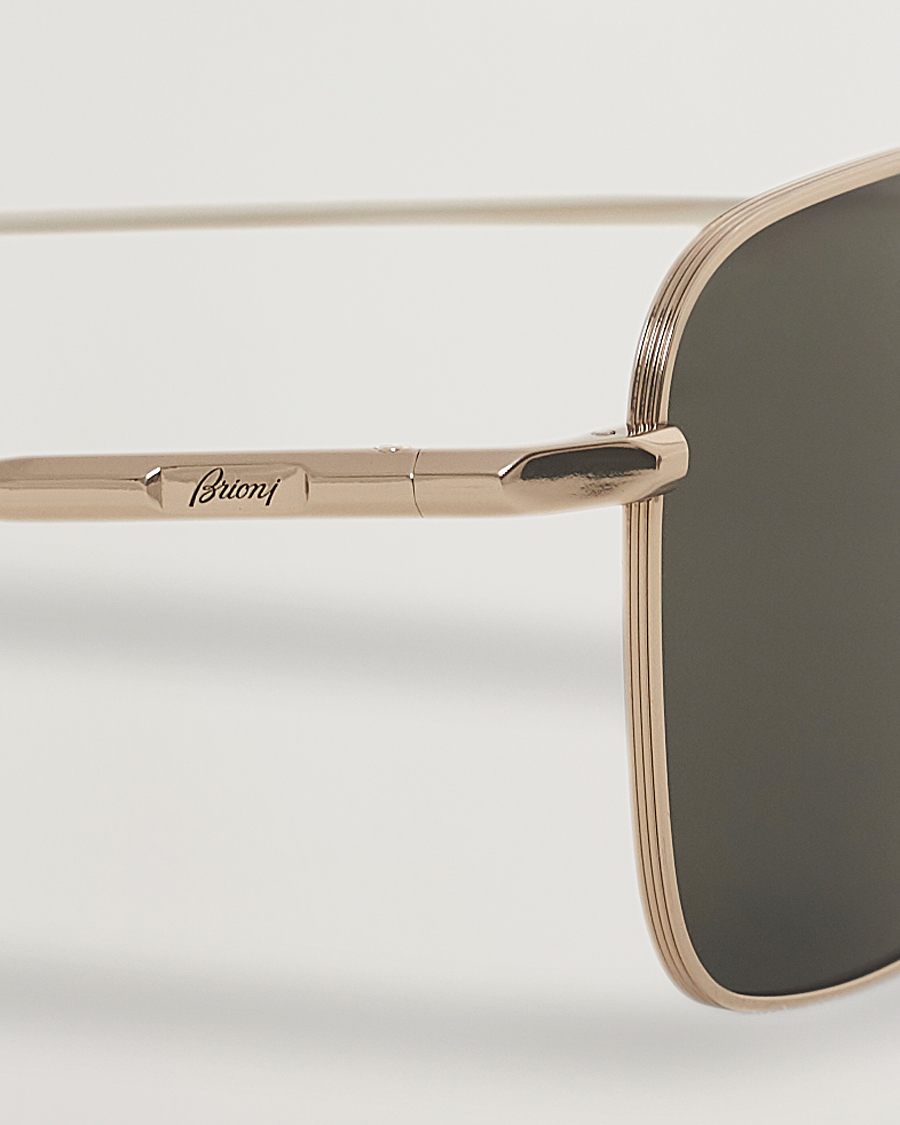 Herr | Brioni BR0101S Sunglasses Gold/Grey | Brioni | BR0101S Sunglasses Gold/Grey