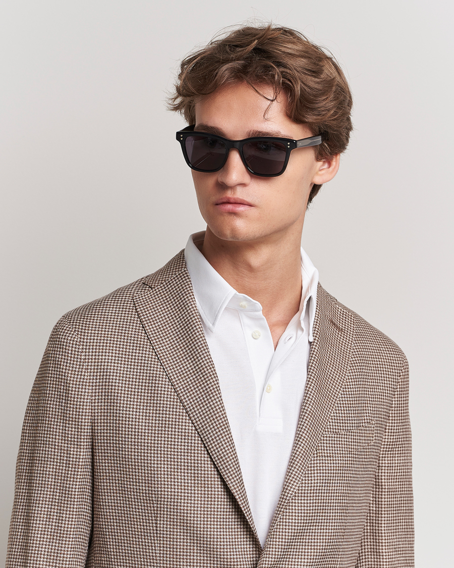 Herr | D-formade solglasögon | Brioni | BR0099S Sunglasses Black/Grey