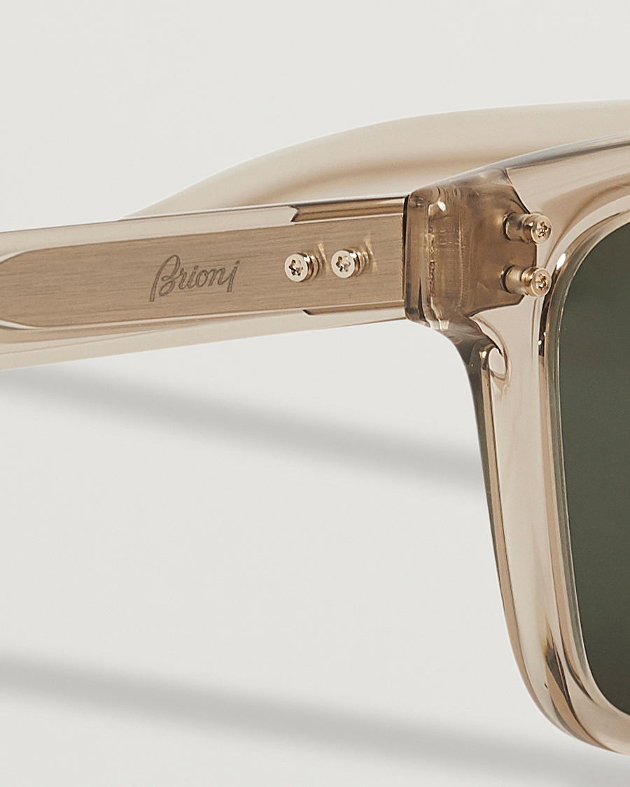 Herr | Brioni BR0099S Sunglasses Beige/Green | Brioni | BR0099S Sunglasses Beige/Green
