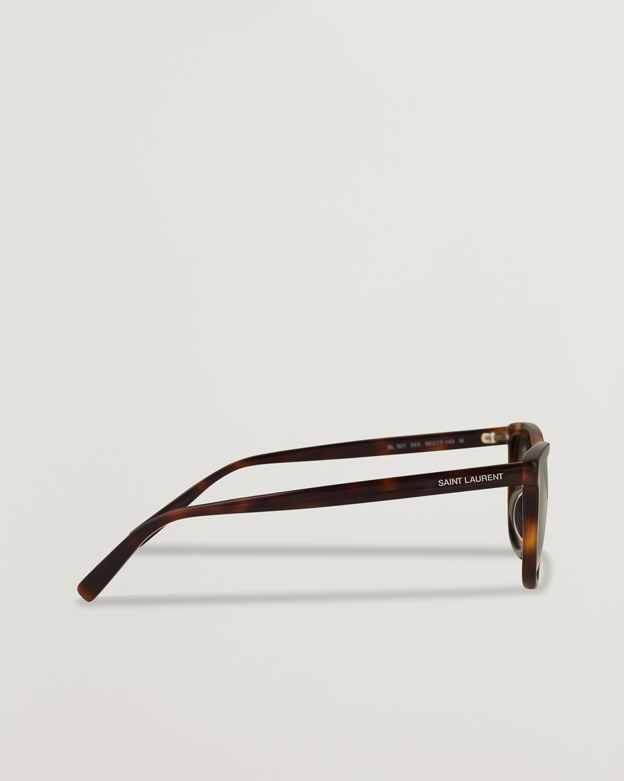 Herr | Saint Laurent SL 501 Sunglasses Havana/Green | Saint Laurent | SL 501 Sunglasses Havana/Green
