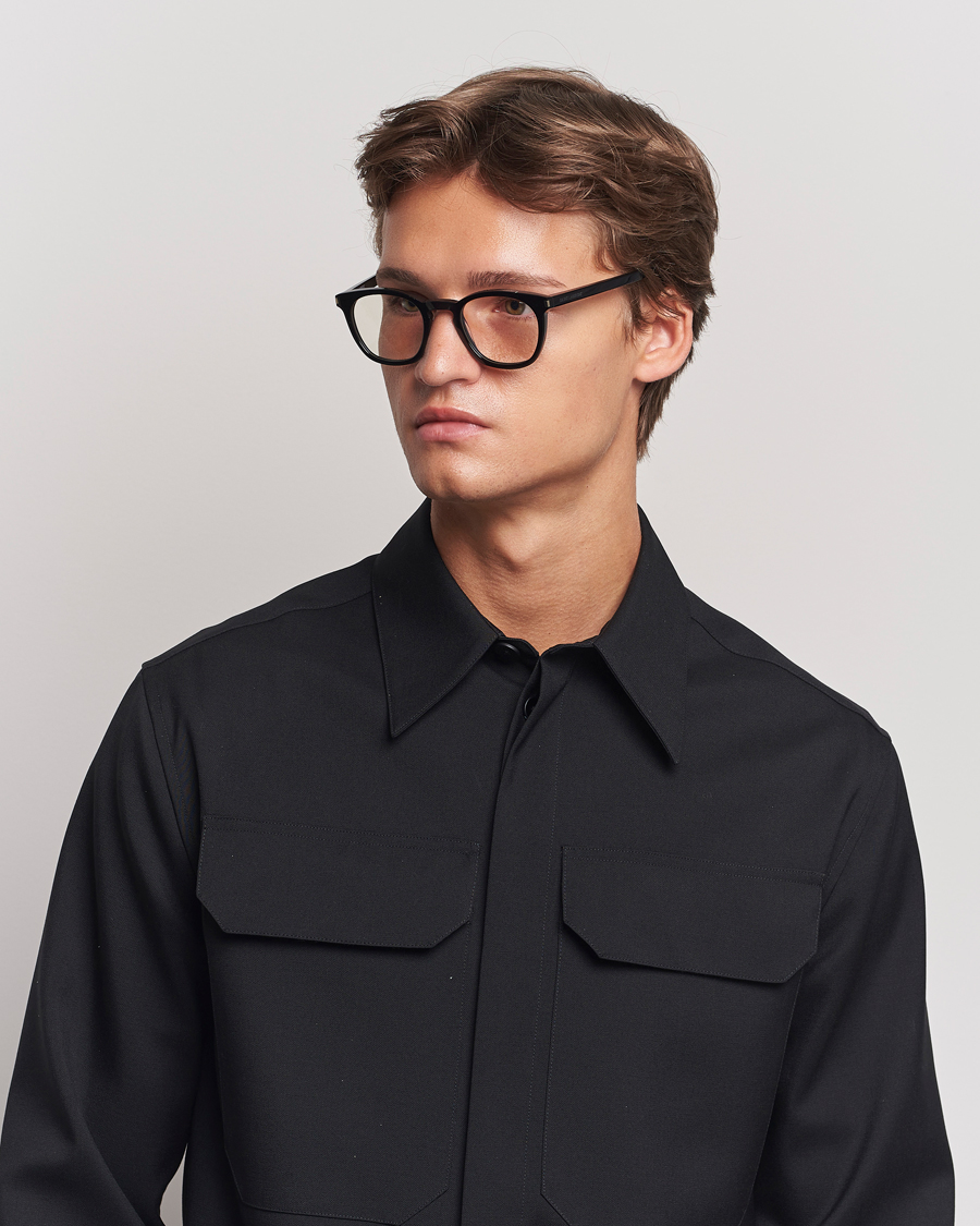 Herr | Solglasögon | Saint Laurent | SL28 Photochromic Sunglasses Black/Transparent