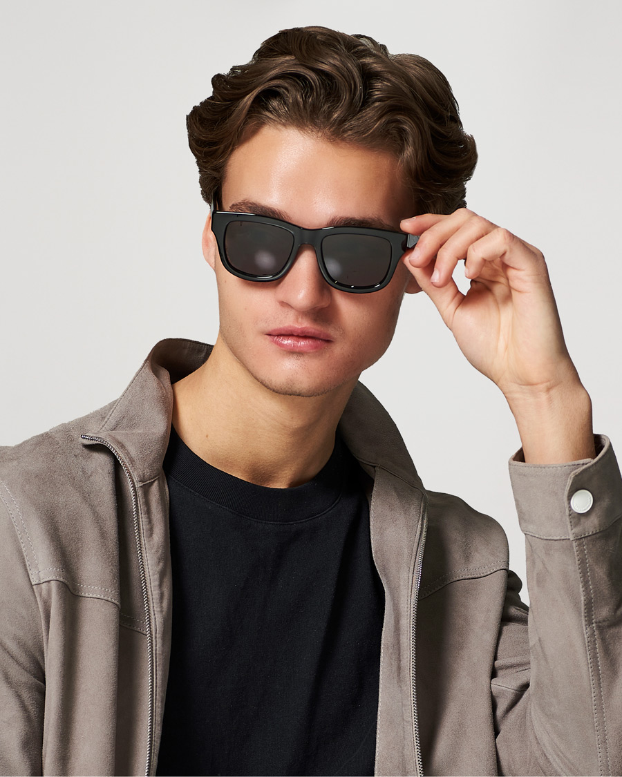 Herr | D-formade solglasögon | Gucci | GG1135S Sunglasses Black/Grey