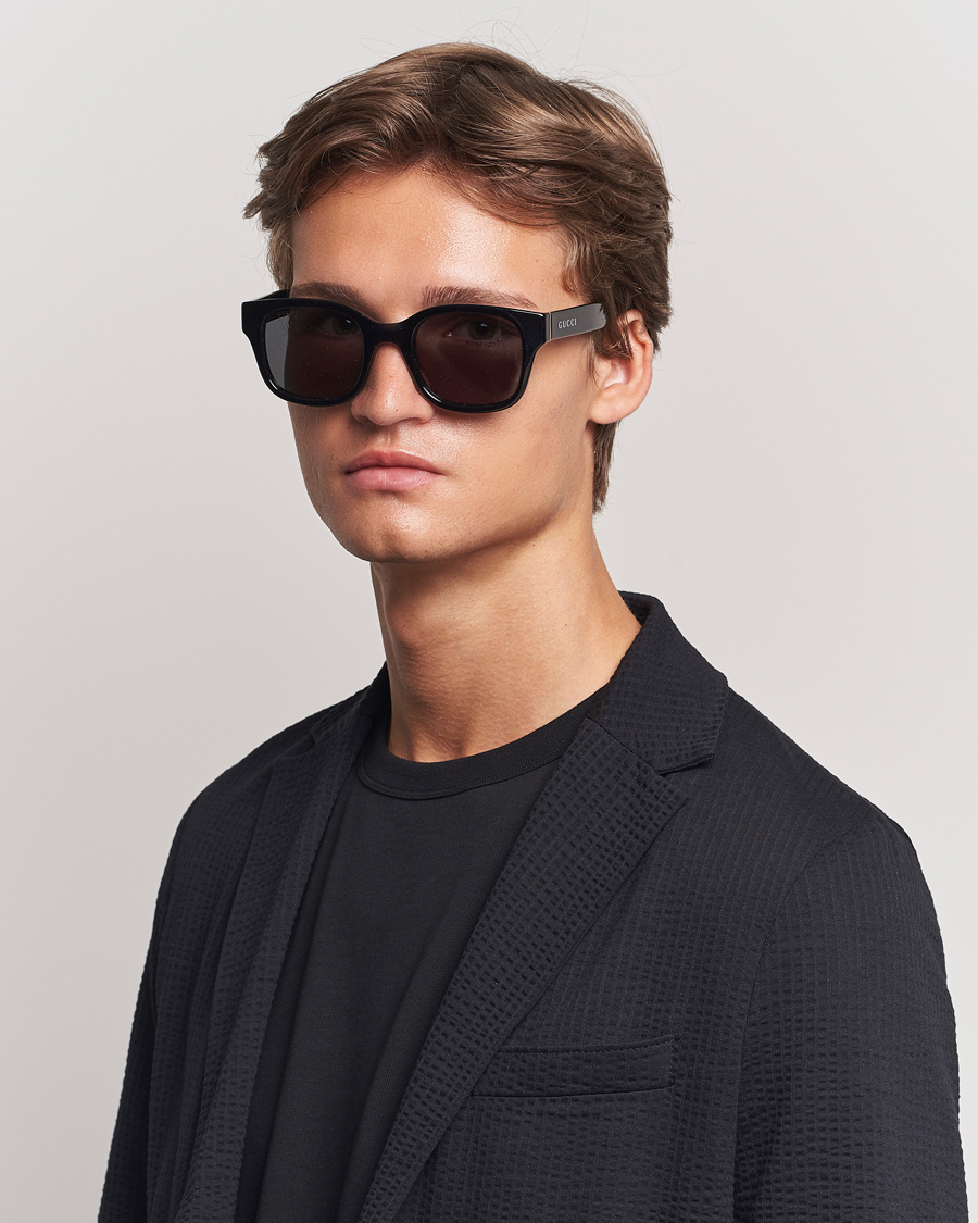 Herr | Solglasögon | Gucci | GG1135S Sunglasses Black/Grey