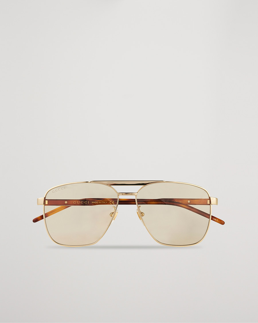 Herr | Gucci GG1164S Sunglasses Gold/Havana | Gucci | GG1164S Sunglasses Gold/Havana