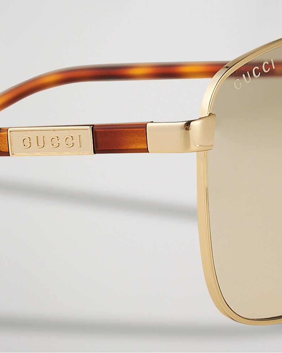 Herr | Gucci GG1164S Sunglasses Gold/Havana | Gucci | GG1164S Sunglasses Gold/Havana