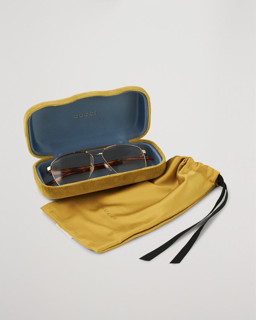 Herr | Gucci GG1164S Sunglasses Gold/Havana | Gucci | GG1164S Sunglasses Gold/Havana
