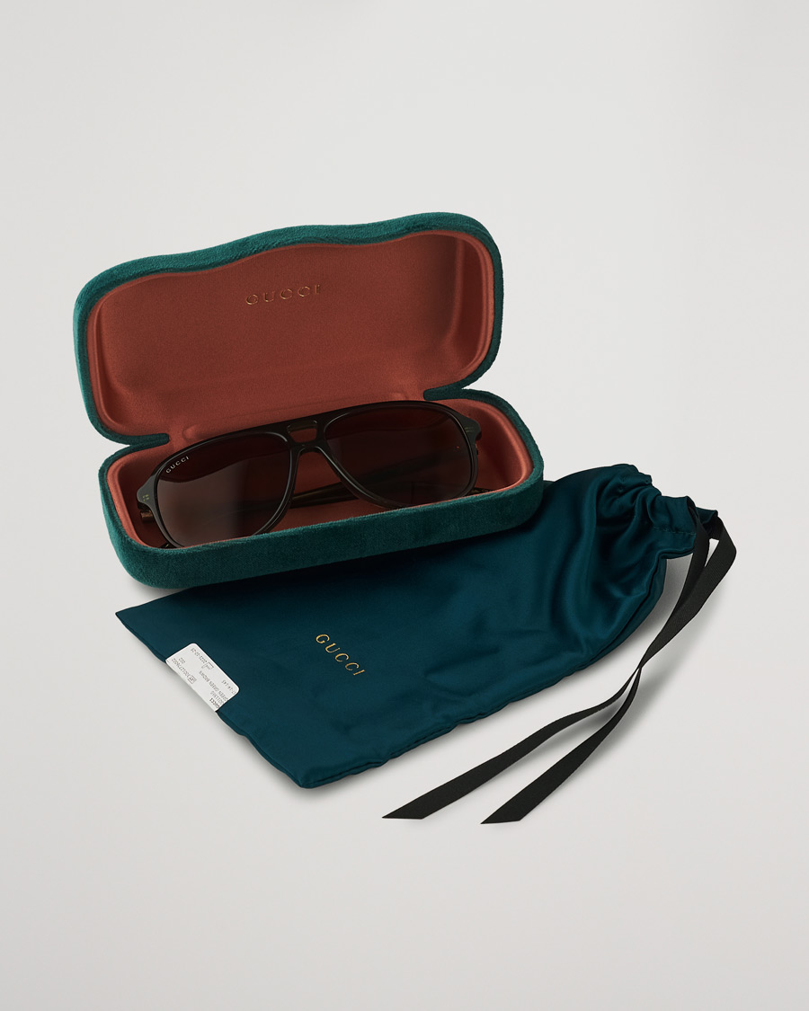 Herr | Gucci GG1156S Sunglasses Green/Brown | Gucci | GG1156S Sunglasses Green/Brown