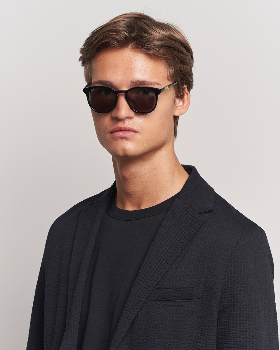 Herr | Solglasögon | Gucci | GG1157S Sunglasses Black/Grey