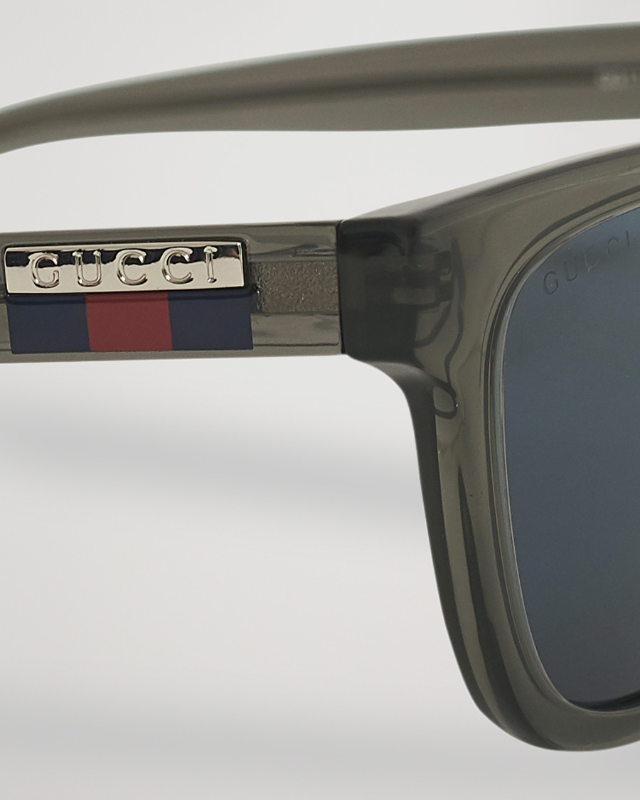 Herr | Gucci GG1116S Sunglasses Grey/Blue | Gucci | GG1116S Sunglasses Grey/Blue