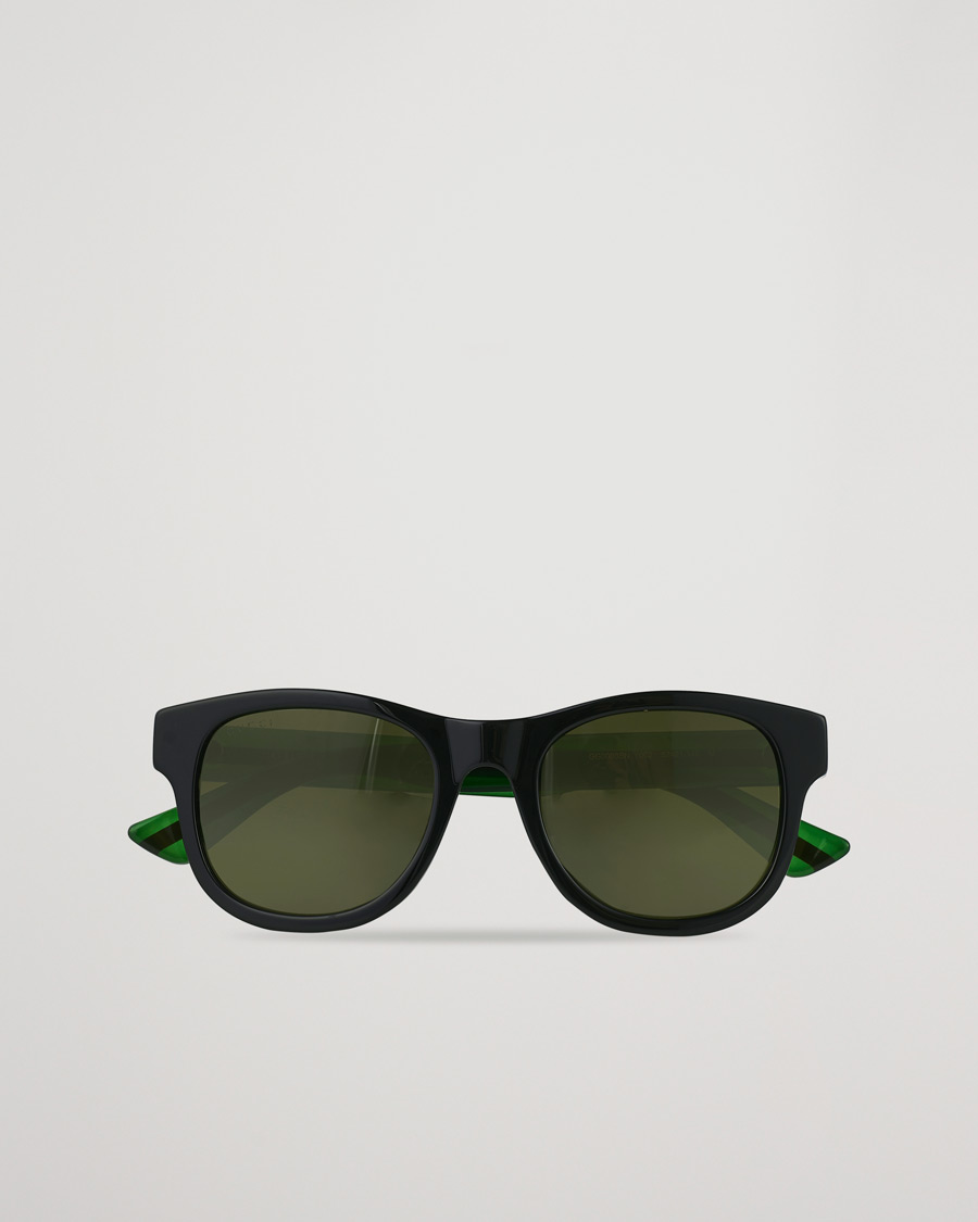 Herr | Gucci GG0003SN Sunglasses Black/Green | Gucci | GG0003SN Sunglasses Black/Green