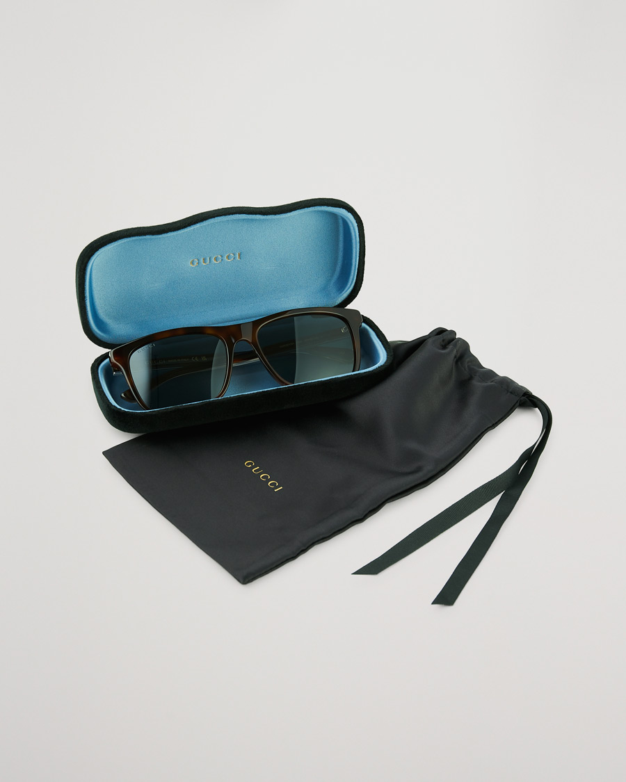 Herr | Gucci GG0381SN Sunglasses Havana/Blue | Gucci | GG0381SN Sunglasses Havana/Blue