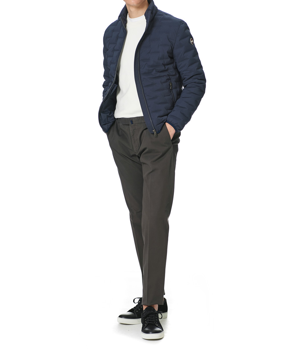 Herr | Jackor | Colmar | Lightweight Square Down Jacket Navy
