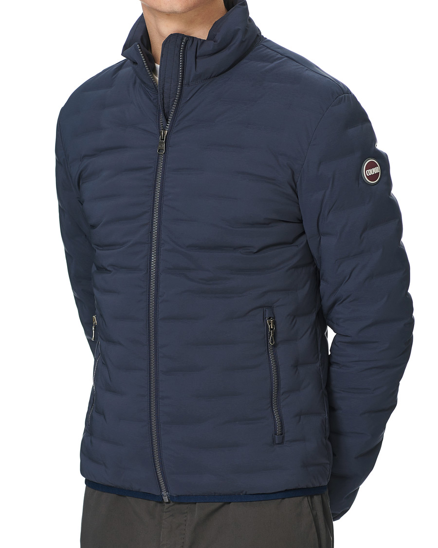 Herr | Jackor | Colmar | Lightweight Square Down Jacket Navy