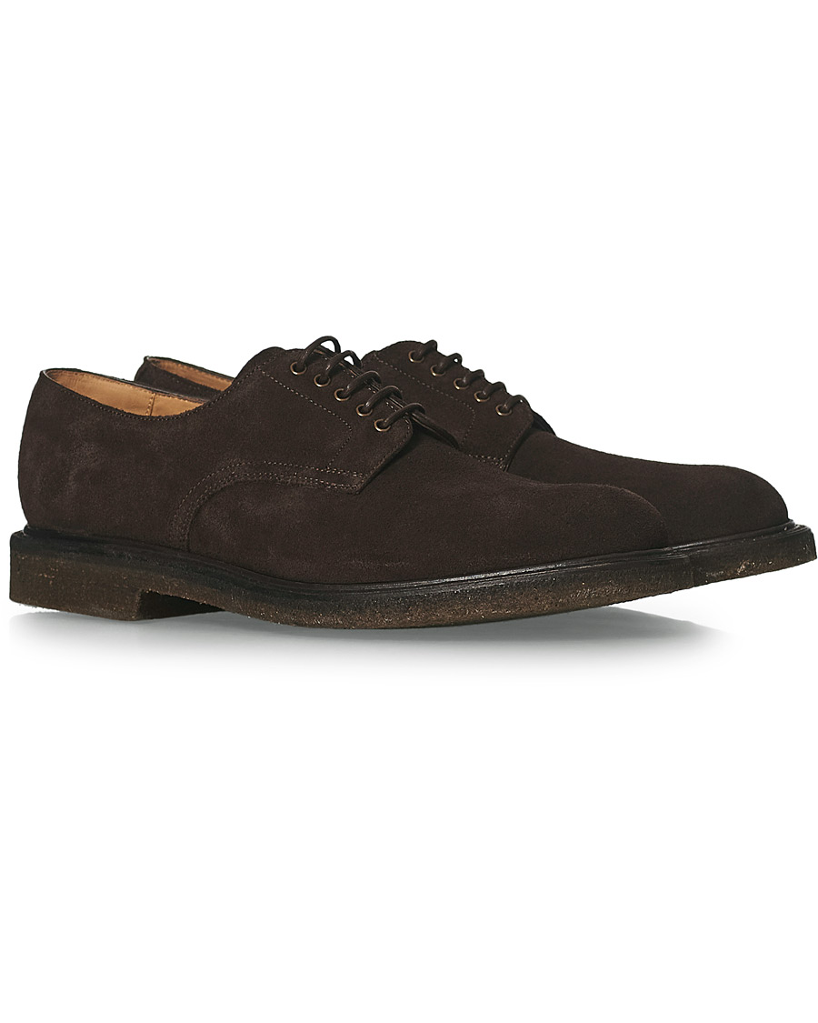 Herr | Loake 1880 Chichester Suede Derby Dark Brown | Loake 1880 | Chichester Suede Derby Dark Brown