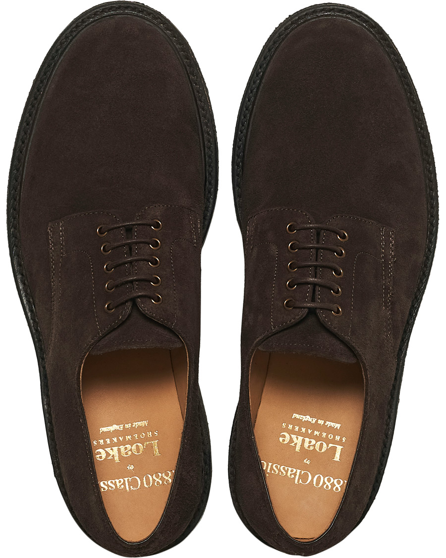 Herr | Loake 1880 Chichester Suede Derby Dark Brown | Loake 1880 | Chichester Suede Derby Dark Brown