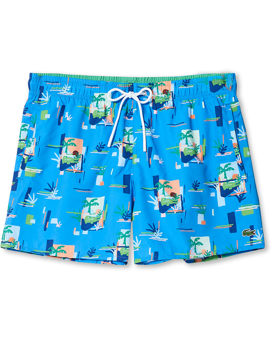 Herr | Badbyxor | Lacoste | Print Light Swimming Trunks Etehereal