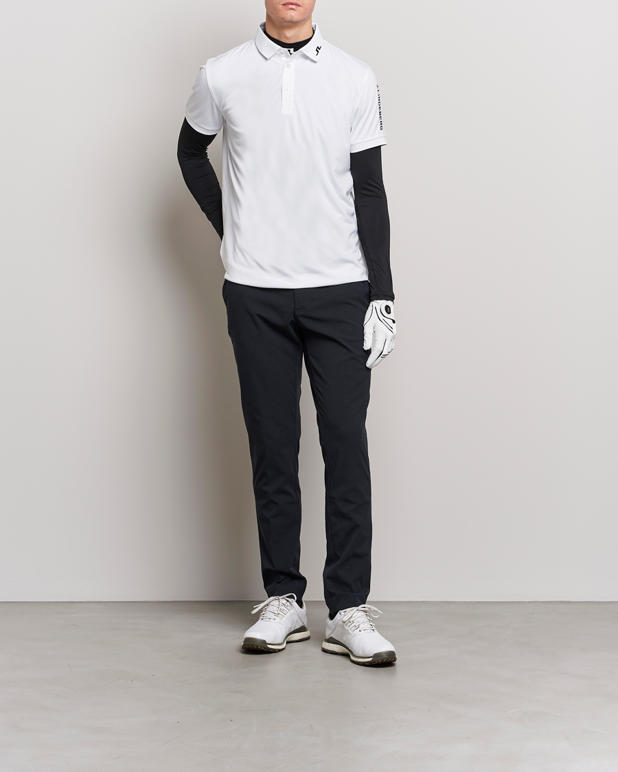 Herr | Pikéer | J.Lindeberg | Regular Fit Tour Tech Stretch Polo White