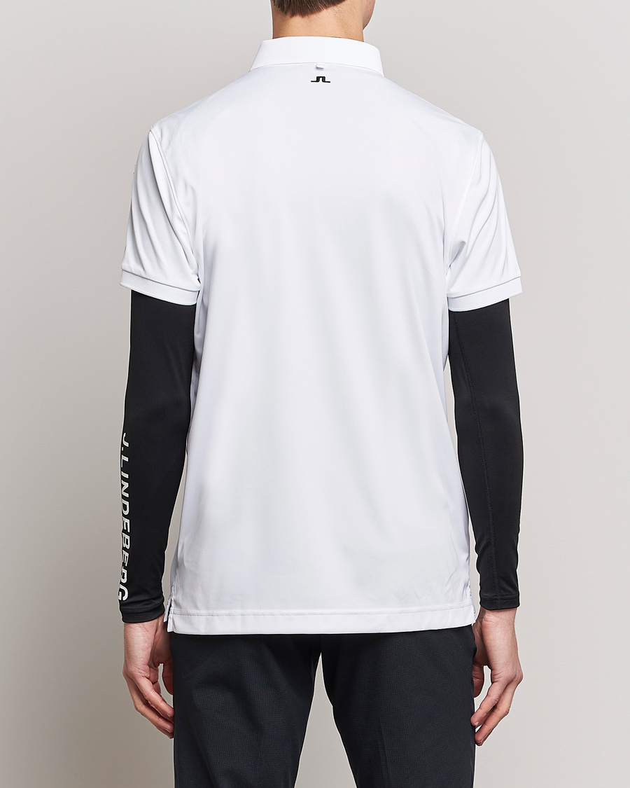 Herr | Pikéer | J.Lindeberg | Regular Fit Tour Tech Stretch Polo White