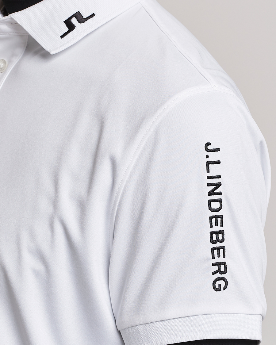 Herr | Pikéer | J.Lindeberg | Regular Fit Tour Tech Stretch Polo White