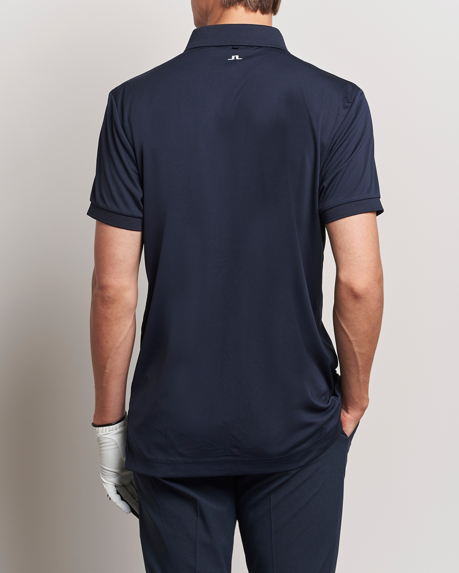 Herr | Pikéer | J.Lindeberg | Regular Fit Tour Tech Stretch Polo Navy
