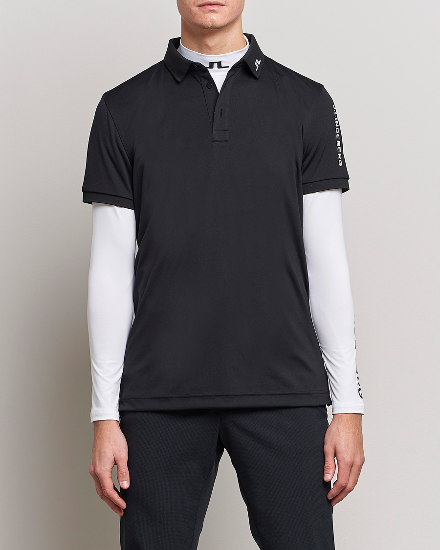 Herr |  | J.Lindeberg | Regular Fit Tour Tech Stretch Polo Black