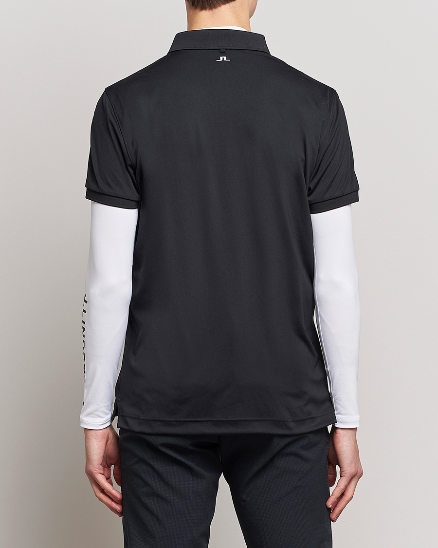 Herr | Pikéer | J.Lindeberg | Regular Fit Tour Tech Stretch Polo Black