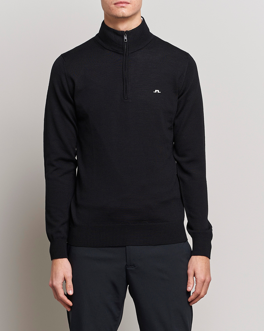 Herr |  | J.Lindeberg | Kian Tour Merino Half Zip Black