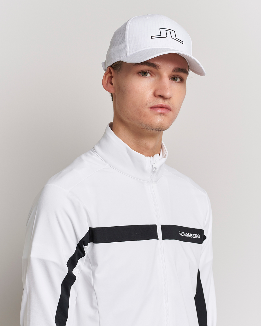 Herre | Caps | J.Lindeberg | Caden Golf Cap White