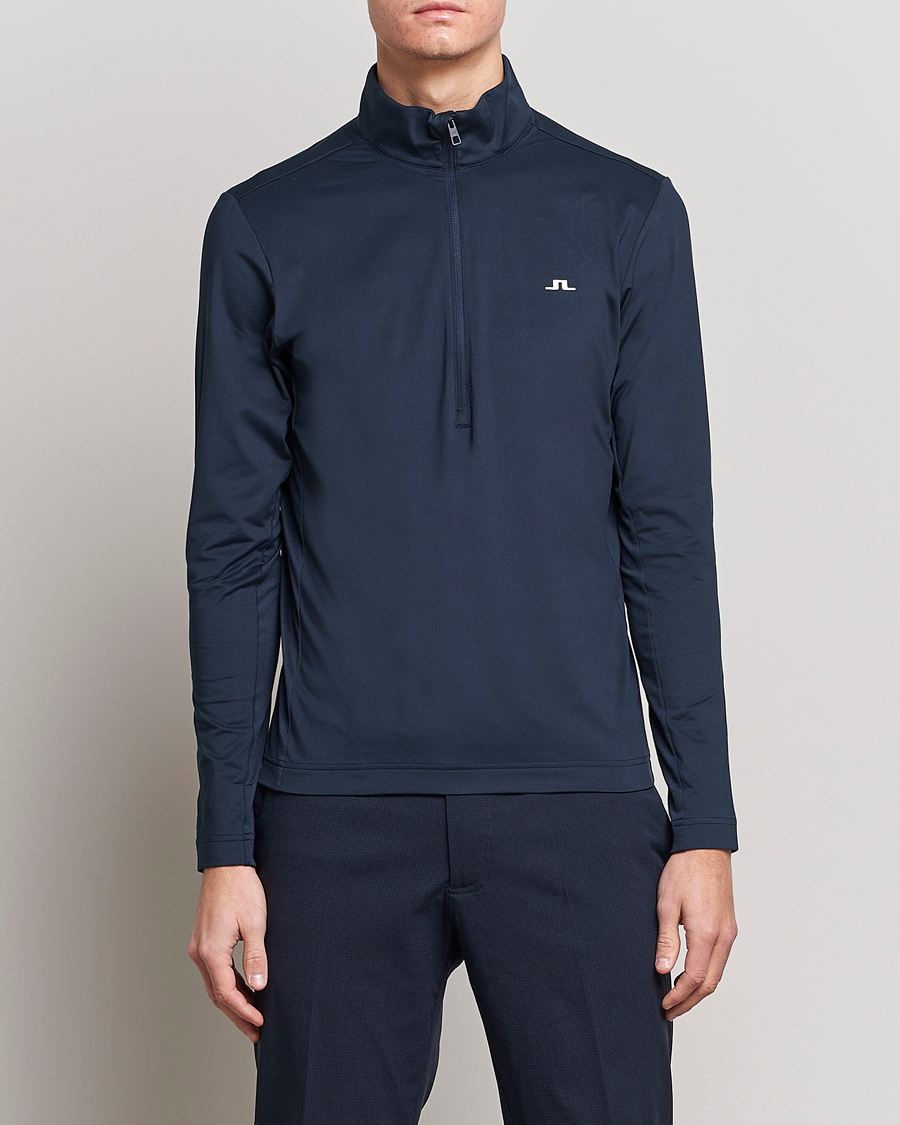 Herr | Half-zip | J.Lindeberg | Luke Jersey Half Zip Navy