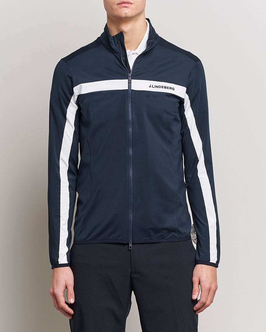 Herr | Tröjor | J.Lindeberg | Jarvis Mid Layer Jacket Navy