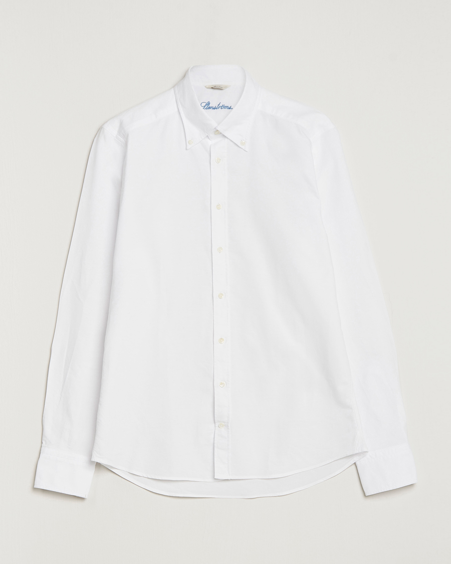 Herr |  | Stenströms | Slimline Oxford Shirt White