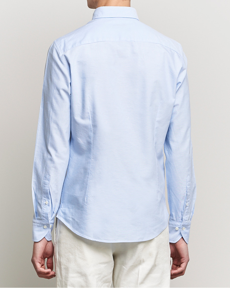 Herr | Skjortor | Stenströms | Slimline Oxford Shirt Light Blue