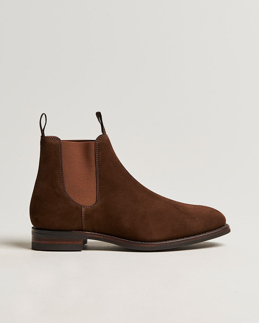 Herr | Best of British | Loake 1880 | Chatsworth Chelsea Boot Tobacco Suede