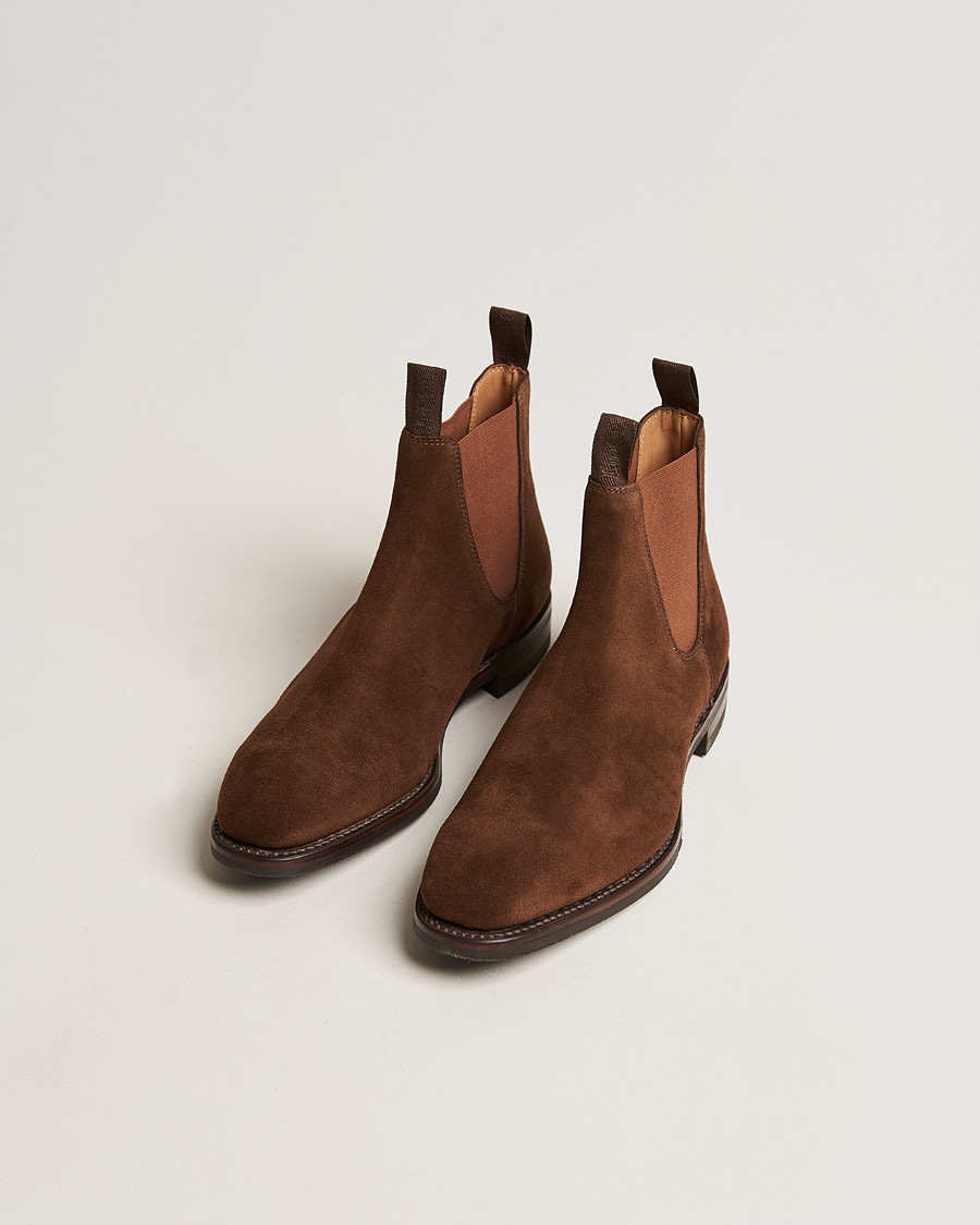 Herr | Best of British | Loake 1880 | Chatsworth Chelsea Boot Tobacco Suede