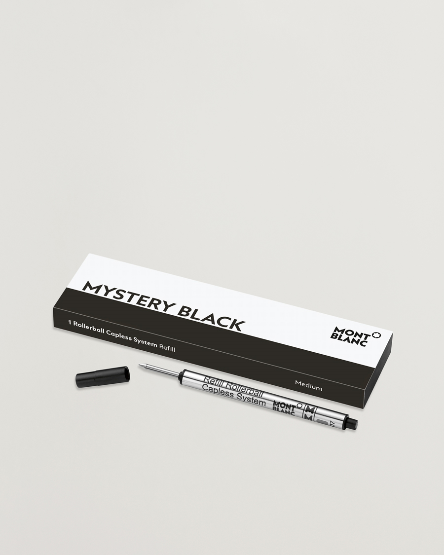 Herr | Pennor | Montblanc | 1 Rollerball M Capless System Refill Mystery Black