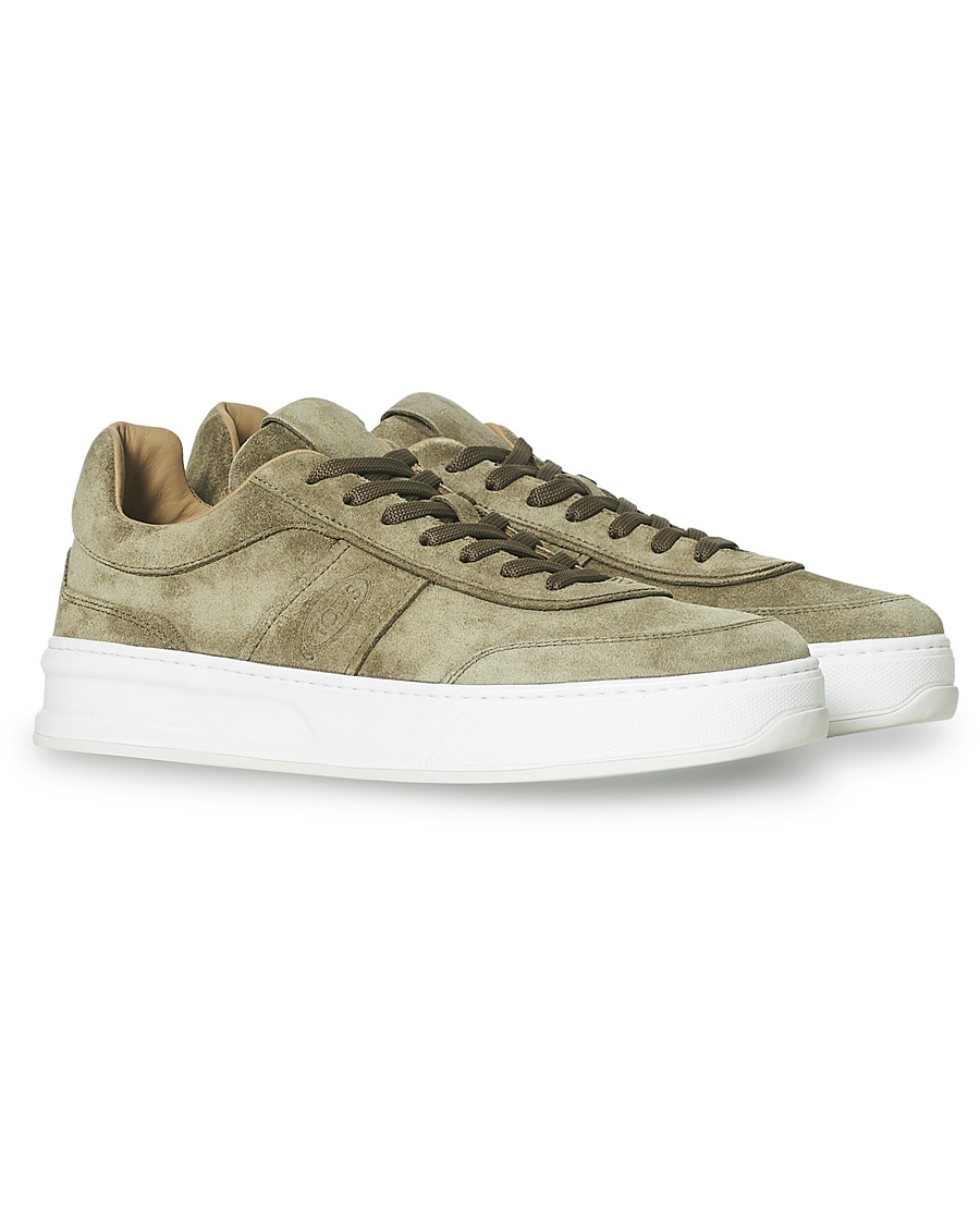 Herr | Tod's Cassetta Alta Sneaker Taupe Suede | Tod's | Cassetta Alta Sneaker Taupe Suede