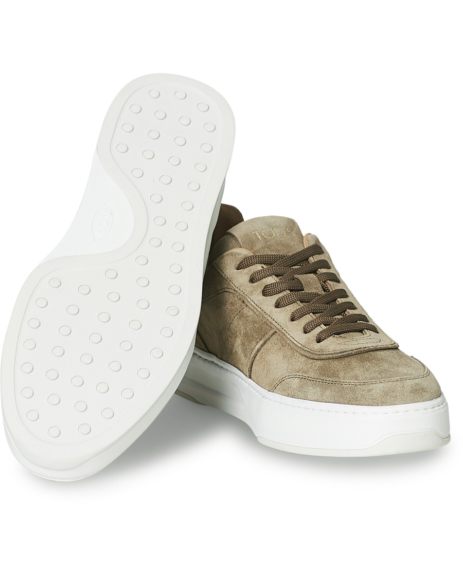 Herr | Tod's Cassetta Alta Sneaker Taupe Suede | Tod's | Cassetta Alta Sneaker Taupe Suede