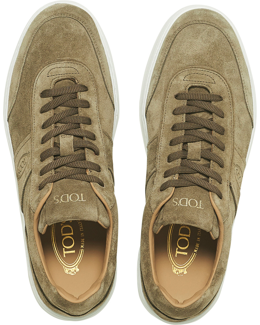 Herr | Tod's Cassetta Alta Sneaker Taupe Suede | Tod's | Cassetta Alta Sneaker Taupe Suede