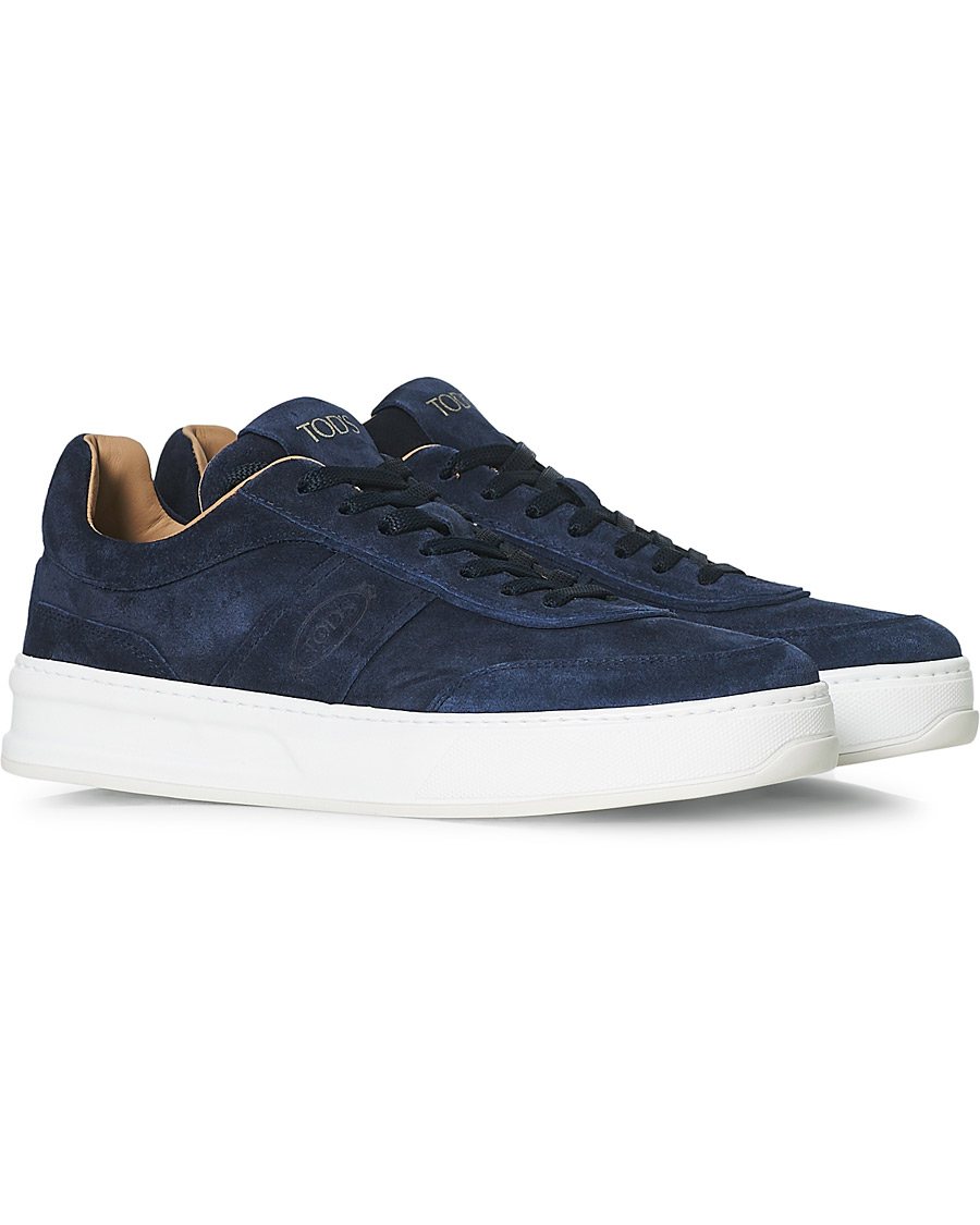 Herr | Tod's Cassetta Alta Sneaker Navy Suede | Tod's | Cassetta Alta Sneaker Navy Suede