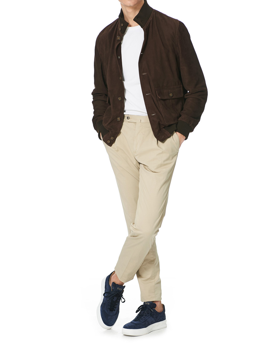 Herr | Tod's Cassetta Alta Sneaker Navy Suede | Tod's | Cassetta Alta Sneaker Navy Suede